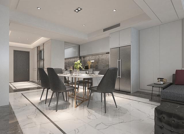 她将自己156平极简风新家，晒到同学群里，惹得大家都羡慕不已