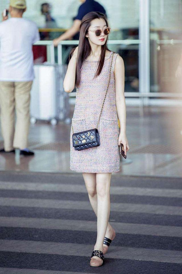 时尚迪科宋轶穿上旗袍美呆了，没想到她这么穿也不逊色