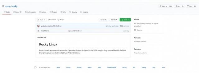 不满CentOS转向 联合创始人创建Rocky Linux?新项目