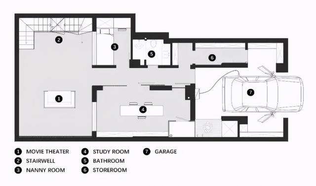 下沉式客厅+小花园，这个300㎡复式的家太治愈了吧