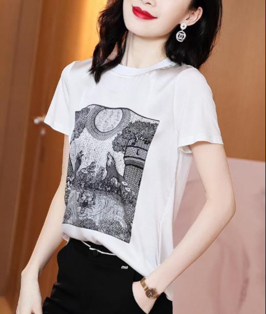 普拉达女王三伏天到了，连衣裙扔了吧，这些小衫，显瘦显肤白，走哪都特吸眼