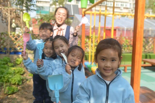 幼儿园|小手呵护青青苗，幼儿乐享“种植园”