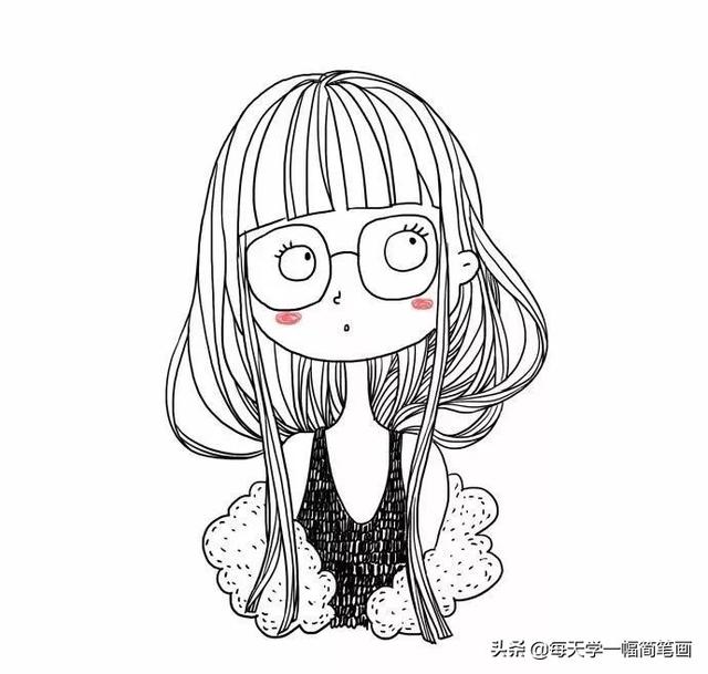 超级宝妈▲这么多可爱的小女孩每一个都很爱啊快收藏了慢慢画