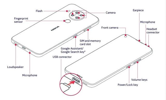 FCC曝光Nokia 5.4设计 采用打孔屏+后置四摄方案