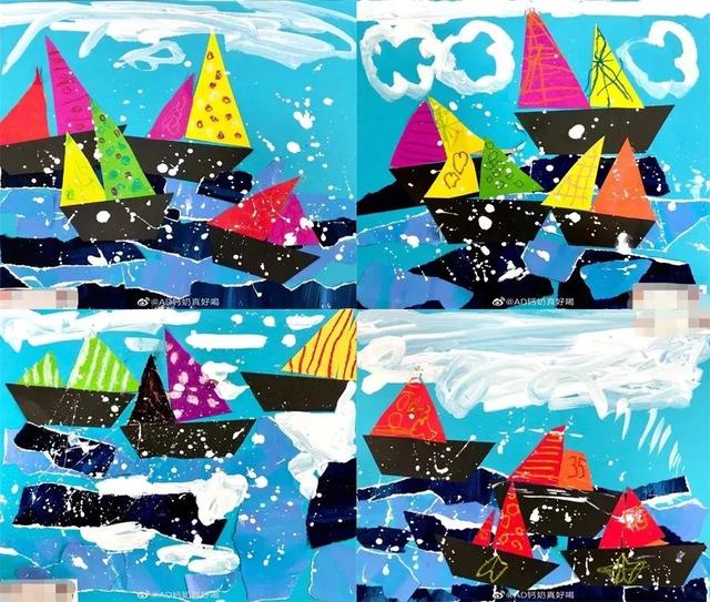 你的育儿经|儿童画教程｜幼儿趣味画--摇摇摆摆海上的船