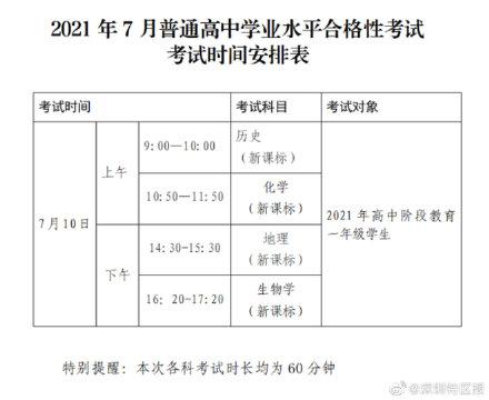 考试|广东高中会考10日举行 深圳共设47个会考考点