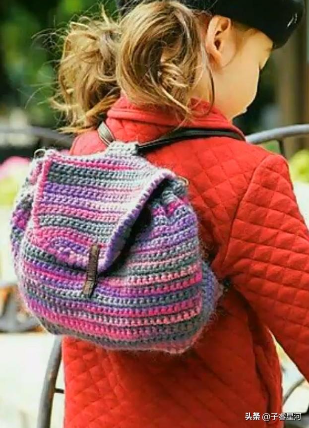 #超级宝妈#可爱又漂亮!多款手工编织的小包包,送给孩子最好的礼物