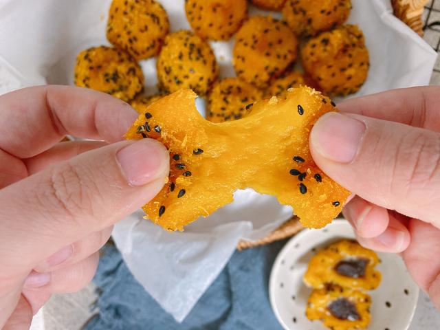 红薯丸子想要好吃，炸之前多做一步，表皮酥脆，第二天也不会回软