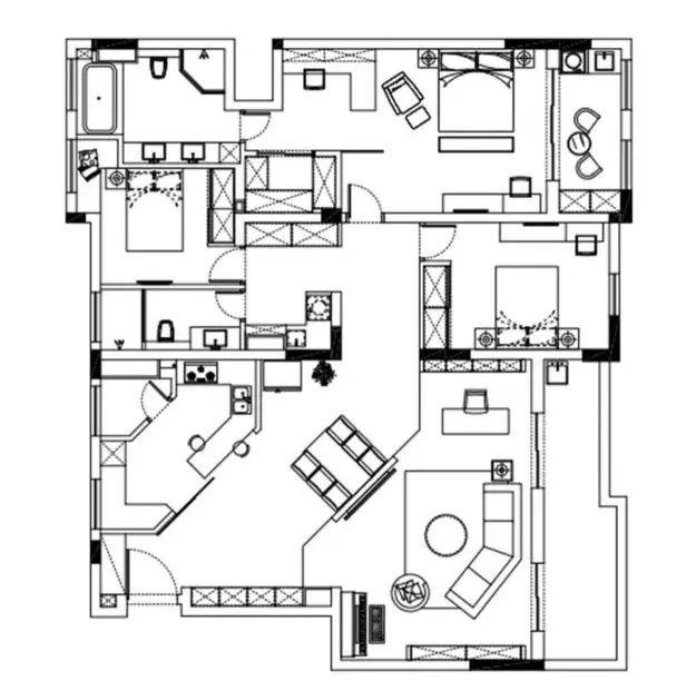 我的装修我做主，146平米的三居室，超级fashion的现代风格，怎么这么好看