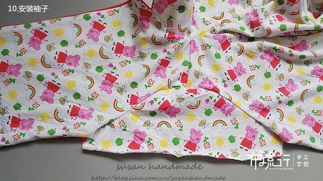 玻璃球的空气|小翻驳领儿童家居服,附过程&公式图纸教学