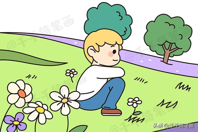 你的育儿经:儿童春天风景画大全,好看易画,让孩子更了解大自然