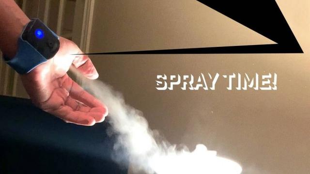 SprayCare手环：可随身携带的消毒雾化器