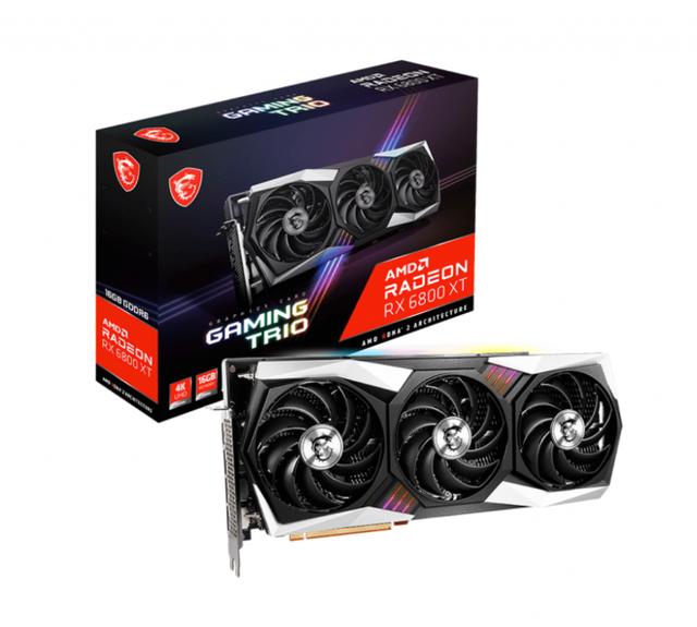 微星推出Radeon RX 6800 XT Gaming X Trio非公显卡