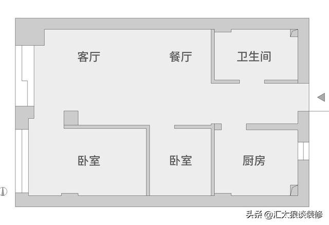 一走进他家，处处清爽敞亮，65㎡单边采光也有这效果，真心佩服