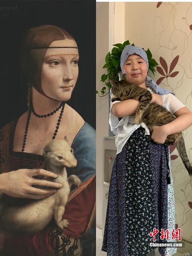 [中国教育报]再不开学艺术界就疯了！看孩子们“神还原”世界名画，哈哈哈！