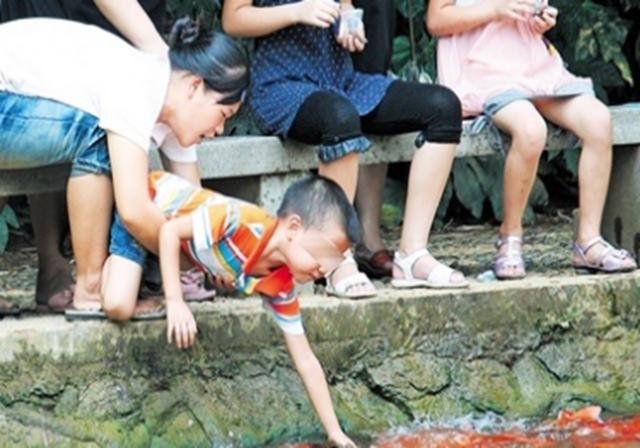 超级宝妈▲2岁娃“高空跳跃”，一屁股坐爸爸肩膀，网友：稳准狠是个苗子