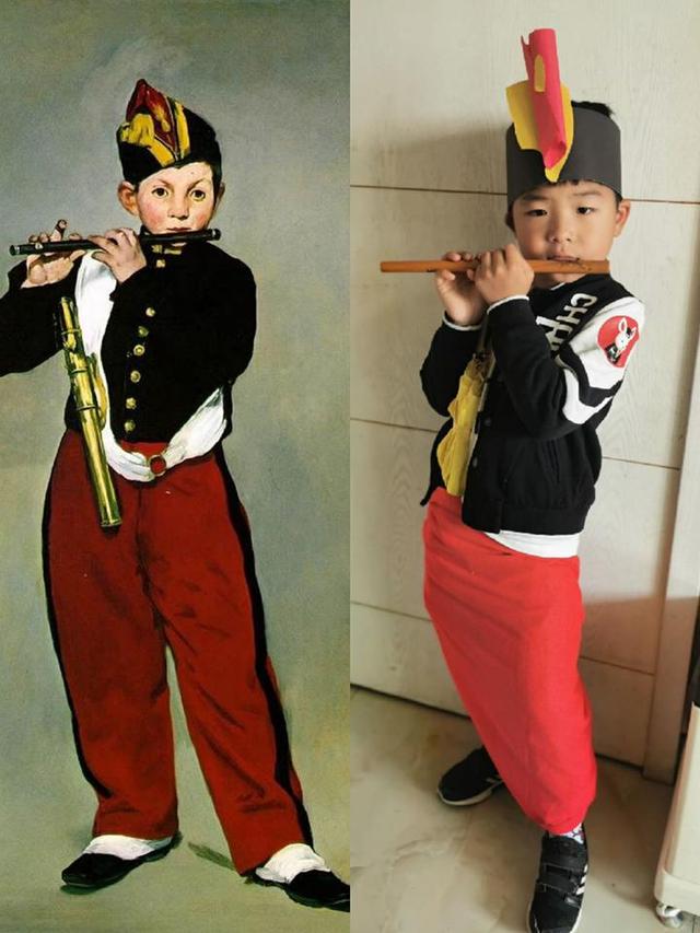 你的育儿经@“10后”才是戏精本精！伢儿们把大师名画玩“活”了