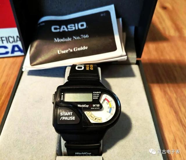 94世界杯版另类双显手表—CASIO swc04/wm11