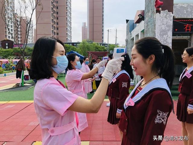 【超级宝妈】清水县第四幼儿园:科学演练筑防线,细致备战开学时