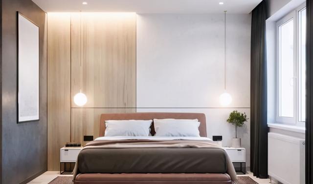 卧室怎样装修？木饰面在卧室装修中的巧妙运用，真是太美了