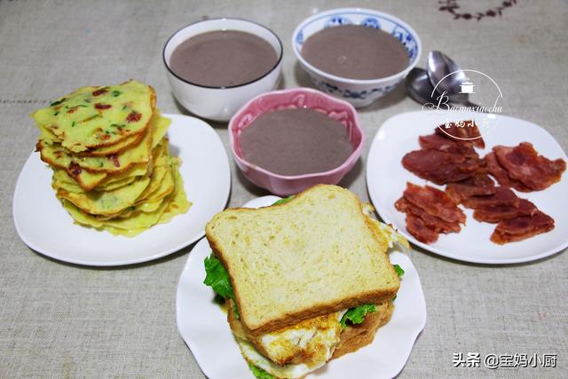 #食物趣科普#宝妈家的半小时早餐，一周换着花样做，圈友：真想去你家蹭饭