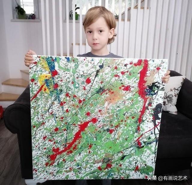 5岁自闭症男孩画出内心世界,画作堪比梵高,获500万点