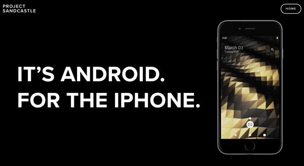 环球网■国外大神为iPhone 7成功刷入Android系统：画面难得一见