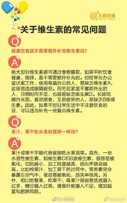 维生素|年轻人是否需要每天一粒维生素？收好这份科学补充维生素指南