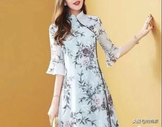 时尚探究社端午节回家，别穿太土气，瞧新出的这款气质裙，精致又减龄
