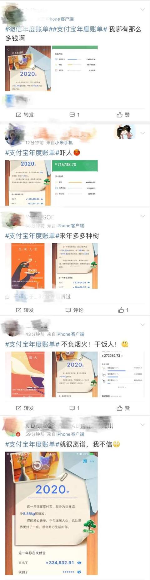 支付宝年度账来了！网友惊呼：没想到我这么有钱？