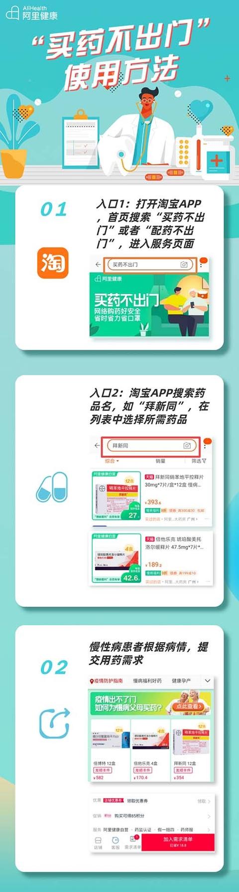 中国网财经■阿里健康上线“买药不出门”慢病患者足不出户可购买所需药品
