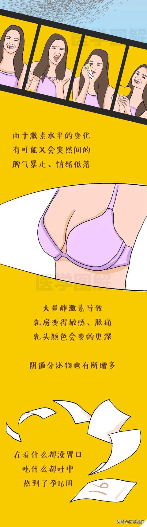 「超级宝妈」怀孕到生产的过程图,帮你猜透孕期女人心理(上篇)丨医学图解