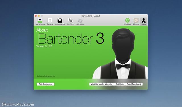 Bartender 3 for Mac(菜单栏管理工具)