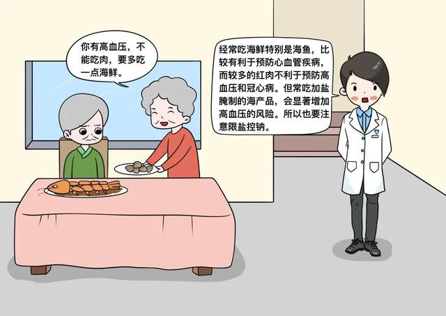 高血压|有高血压就不能吃肉，要多吃一点海鲜？