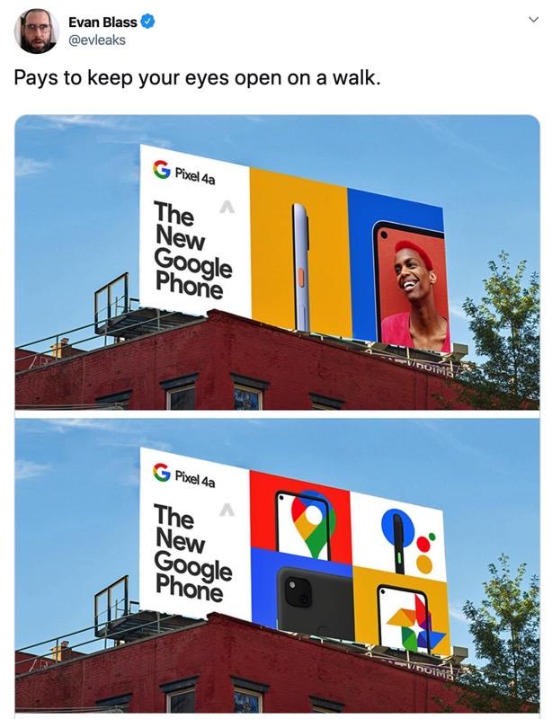 「环球网」Google意外泄露Pixel 4a的价格和设计