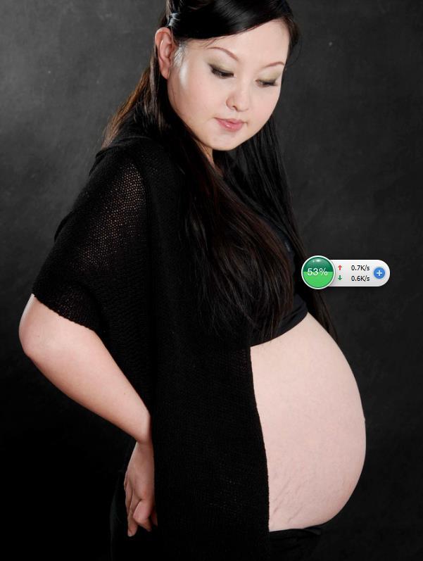 你的育儿经：如何拍出完美的大肚照白白胖胖孕妈妈好幸福
