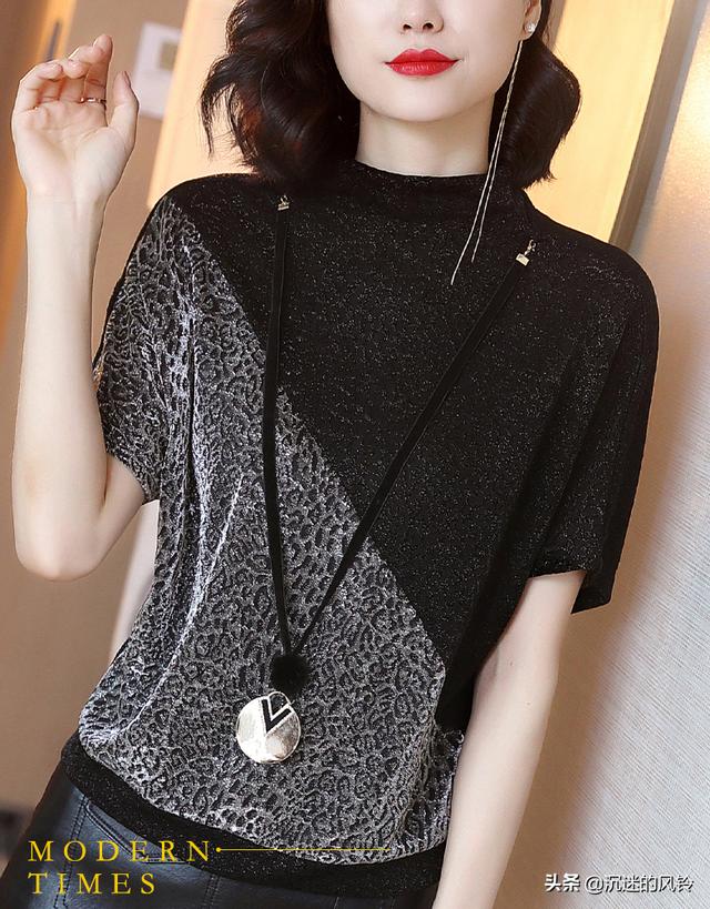 时尚迪科豹纹印花衬衫，时尚豹纹，穿出优雅、大气女人味，轻松做时尚达人