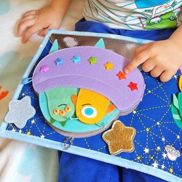 「工业风加装」孕期手工：孩子的第一本书一定要妈妈做的，不织布益智手工书