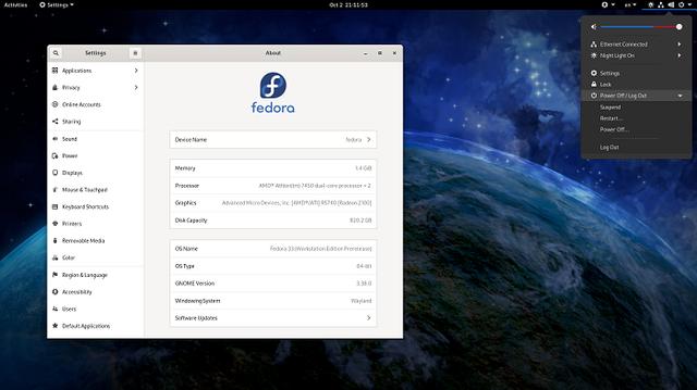 Fedora 34工作站发行版将默认启用Btrfs Zstd透明压缩