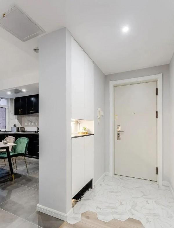 玄关|玄关只放鞋柜就落伍了，现在流行这样设计