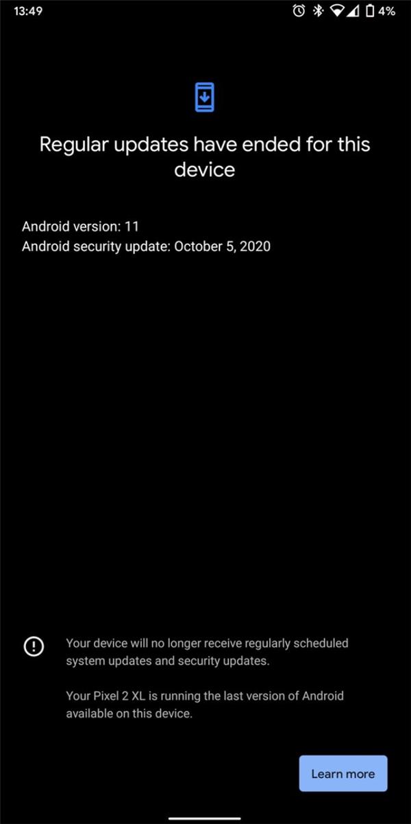 谷歌Pixel 2系列Android更新终止！一代亲儿子退场