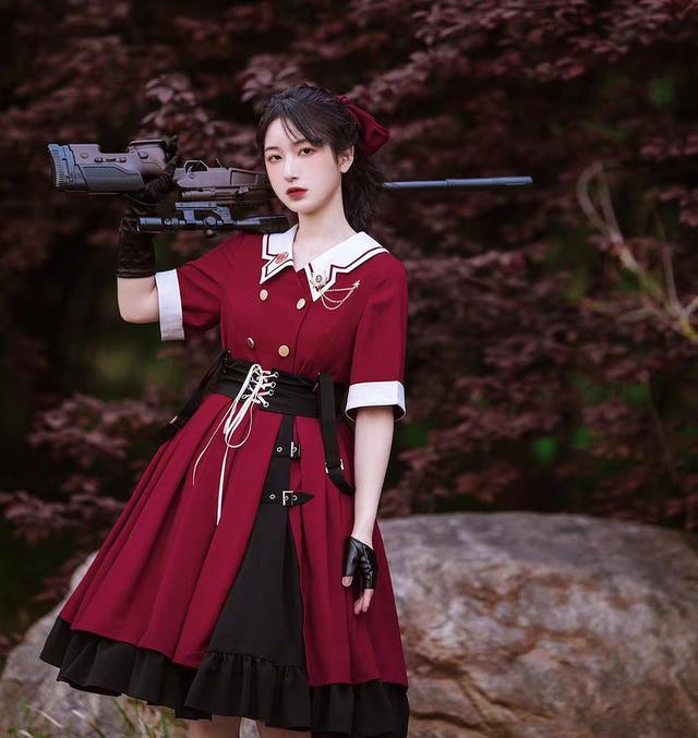 时尚探究社改良洛丽塔洋装裙，新款上新，时尚减龄甜美可爱，让你穿搭更有范