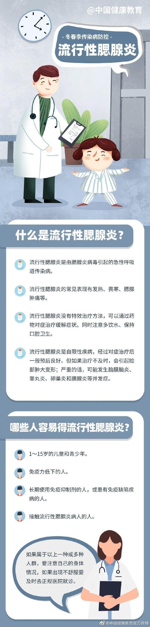 健康科普｜什么是腮腺炎？如何预防？常见误区有哪些？点进来全知道