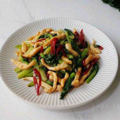 最对胃口的人气家常菜泡椒滑鸡乌塌菜