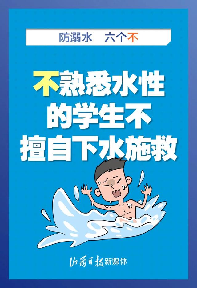 超级宝妈|夏季儿童防溺水，6张安全提示海报快讲给孩子听