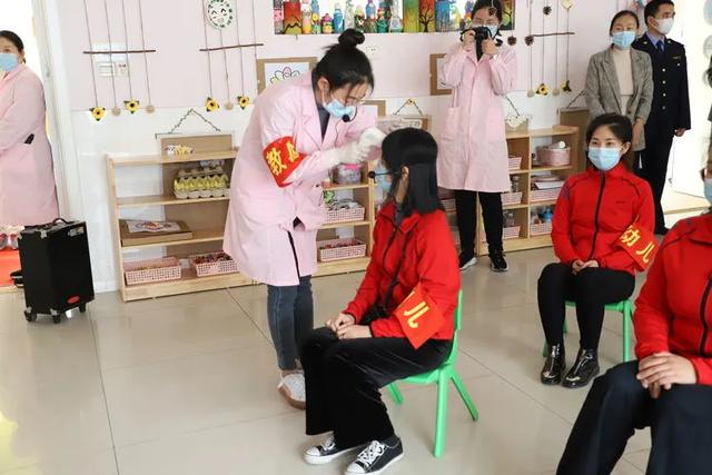 「齐鲁黄河从这里入海」广饶县阳光幼儿园开展2020年春季开学疫情防控应急演练活动