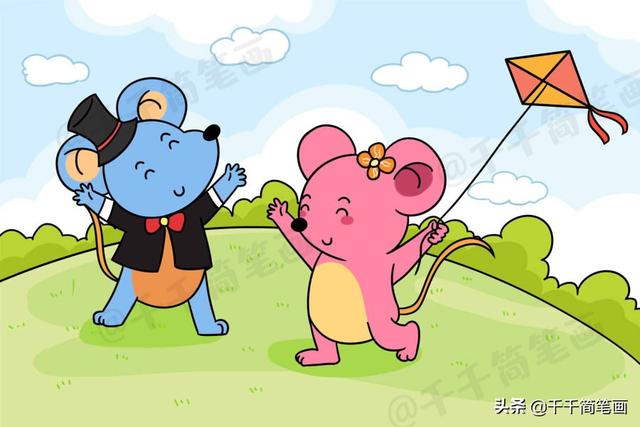 你的育儿经:儿童春天风景画大全,好看易画,让孩子更了解大自然