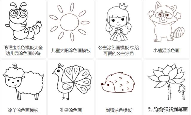 你的育儿经:儿童春天风景画大全,好看易画,让孩子更了解大自然