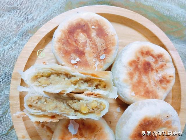 板栗酥饼的家常做法，一次开酥，不用烤箱，香甜酥脆，咬一口掉渣