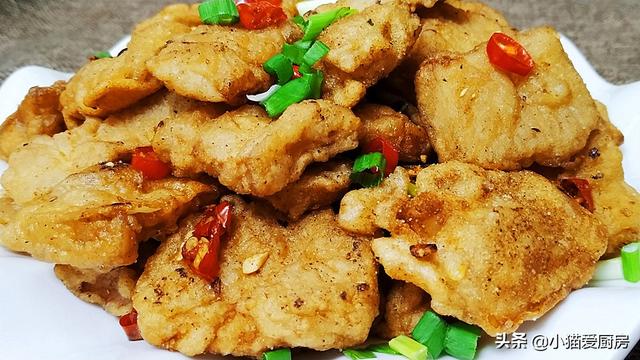 杏鲍菇别再炒了，看看小猫的这种做法，口感外酥里嫩，味好真香